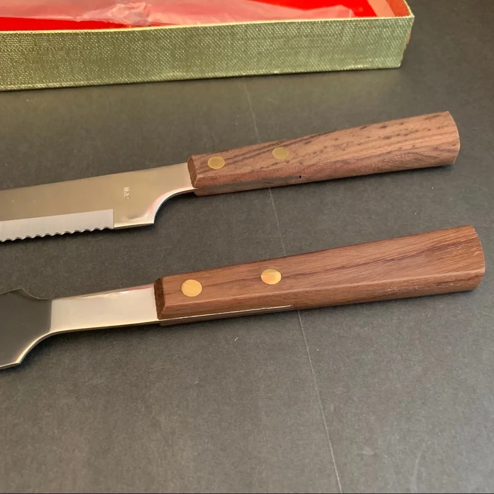 Emdeko Stainless Steel serated knife fork set